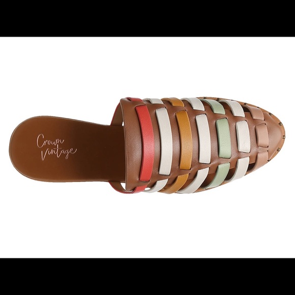 Crown Vintage Shoes - CCO!!Crown Vintage Vaishali Colored Mule